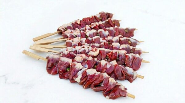 שיפודי לבבות עוף